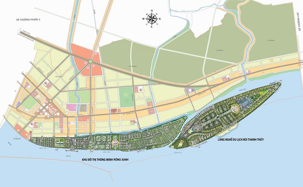 Mặt Bằng Quy Hoạch Dự Án Mekong Smart City Đồng Tháp