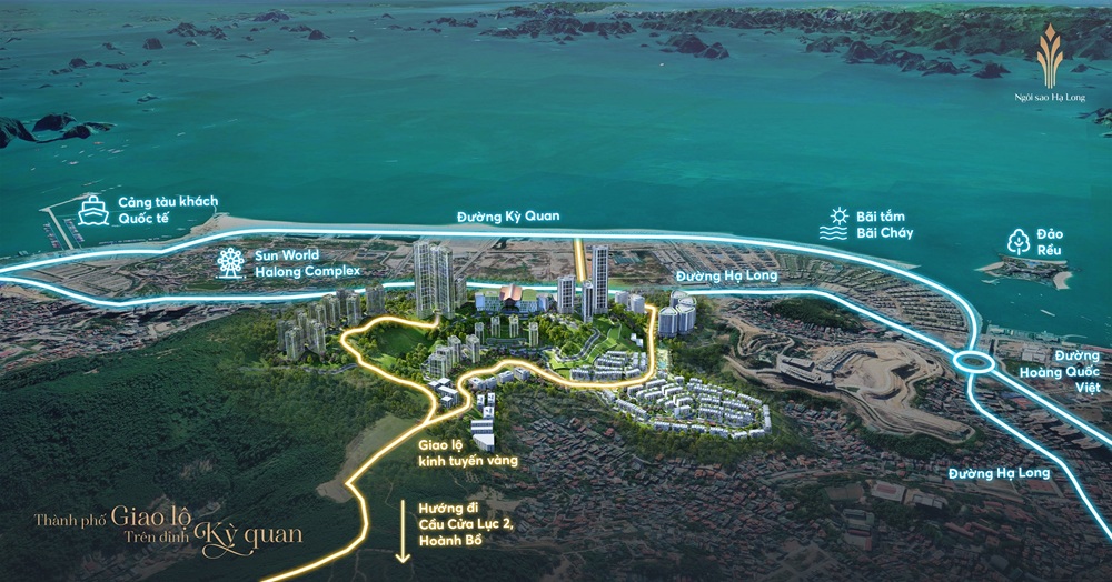 Vị Trí Dự Án Ngôi Sao Hạ Long Bãi Cháy