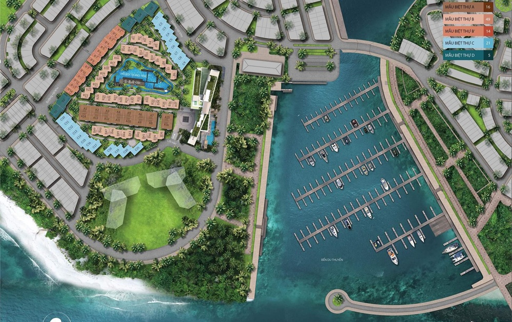 Mặt bằng dự án Sailing Club Residences Hạ Long