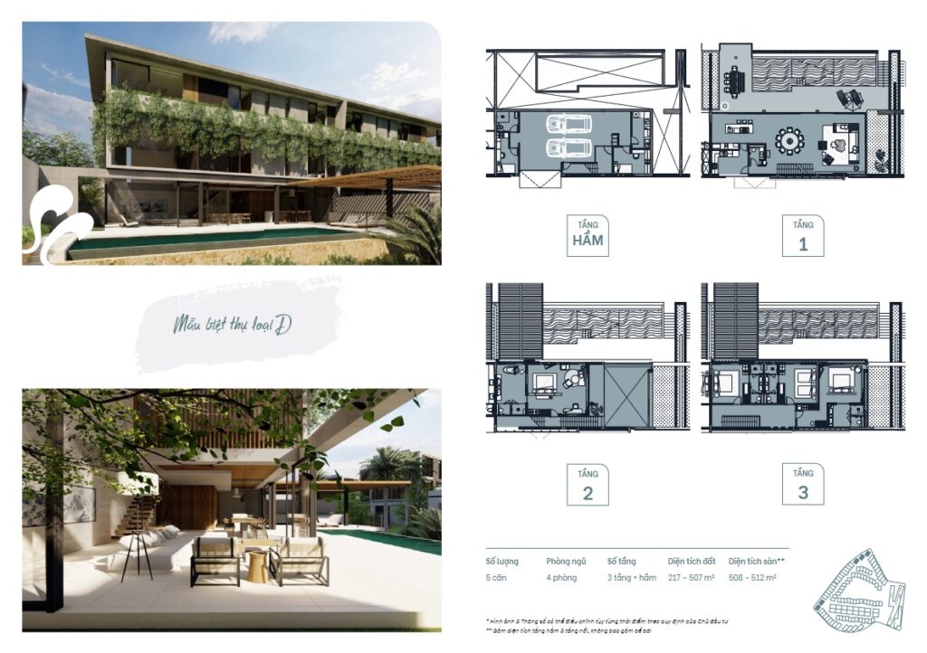 Biệt thự loại D tại Sailing Club Residences Hạ Long