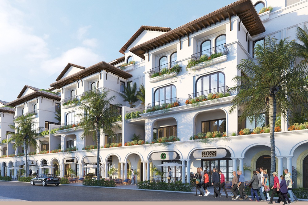 Shophouse Sun Riverside Village bám trục Đại lộ Nam Sông Mã