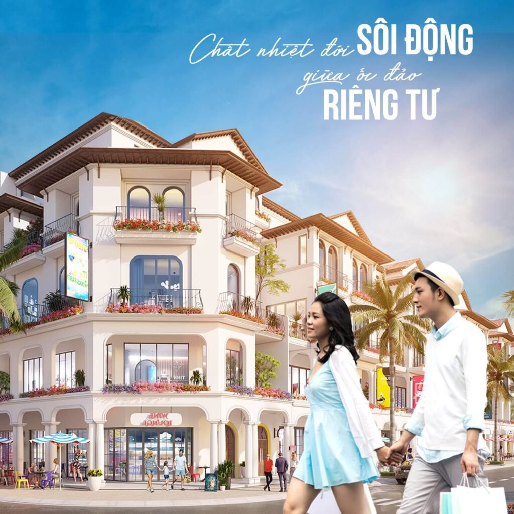 Shophouse Sun Riverside Village mang phong cách kiến trúc Art Deco
