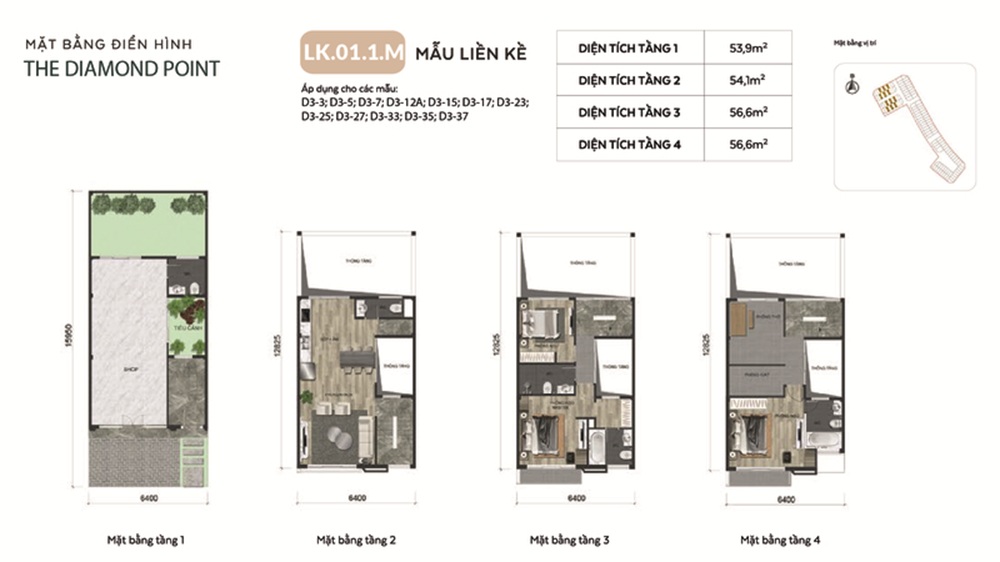 Thiết kế đẳng cấp tại The Diamond Point