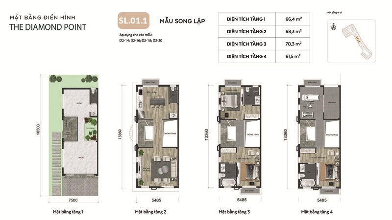 Thiết kế đẳng cấp tại The Diamond Point