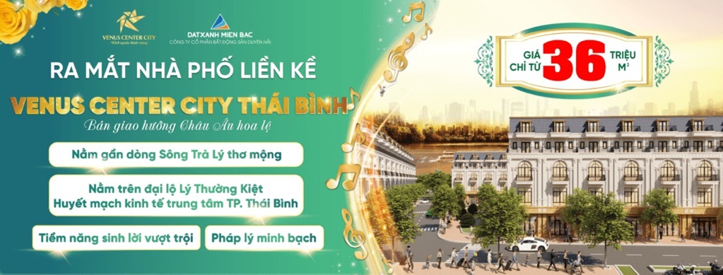 Những Lý Do Nên Đầu Tư Vào Venus Center City Thái Bình
