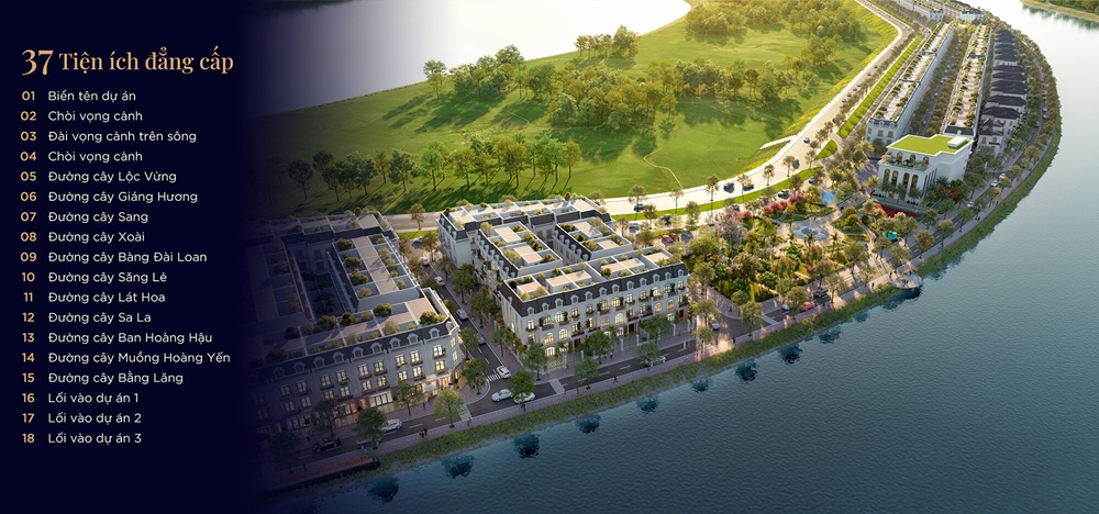 Hệ thống tiện ích đẳng cấp tại Vinh Park River