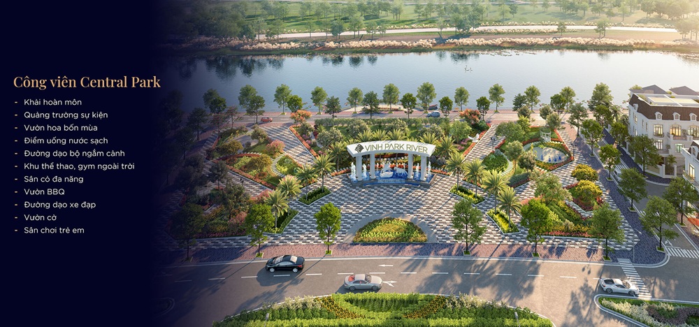 Hệ thống tiện ích đẳng cấp tại Vinh Park River