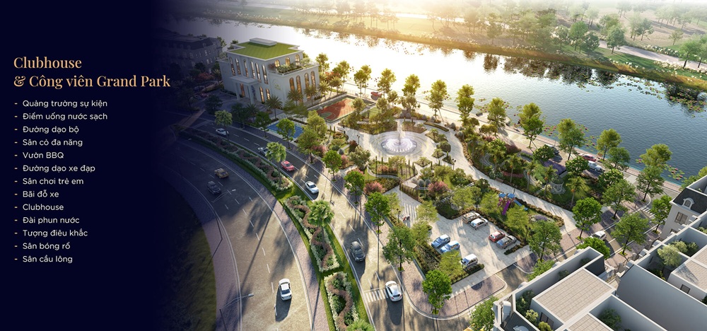 Hệ thống tiện ích đẳng cấp tại Vinh Park River